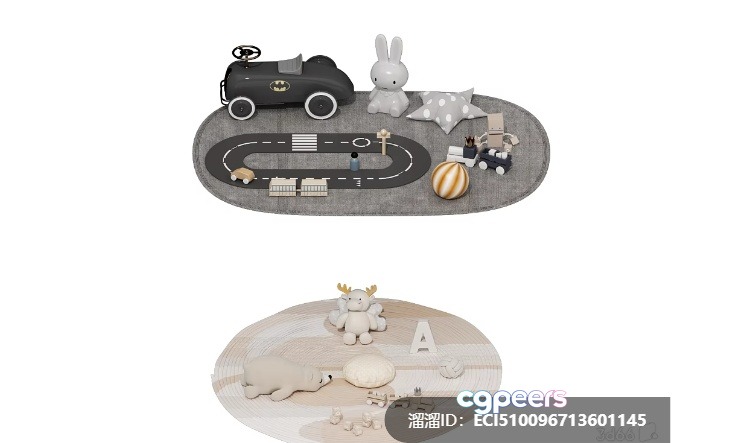 Cozy Children'S Playroom 3D Model - 4296 - VRAY Render