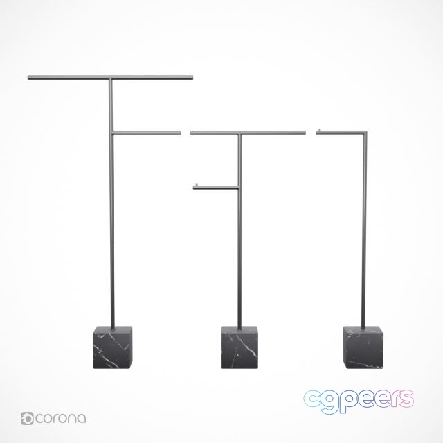 3ds Max Free - Freestanding accessories Bivio 3ds Max Free - Freestanding accessories Bivio