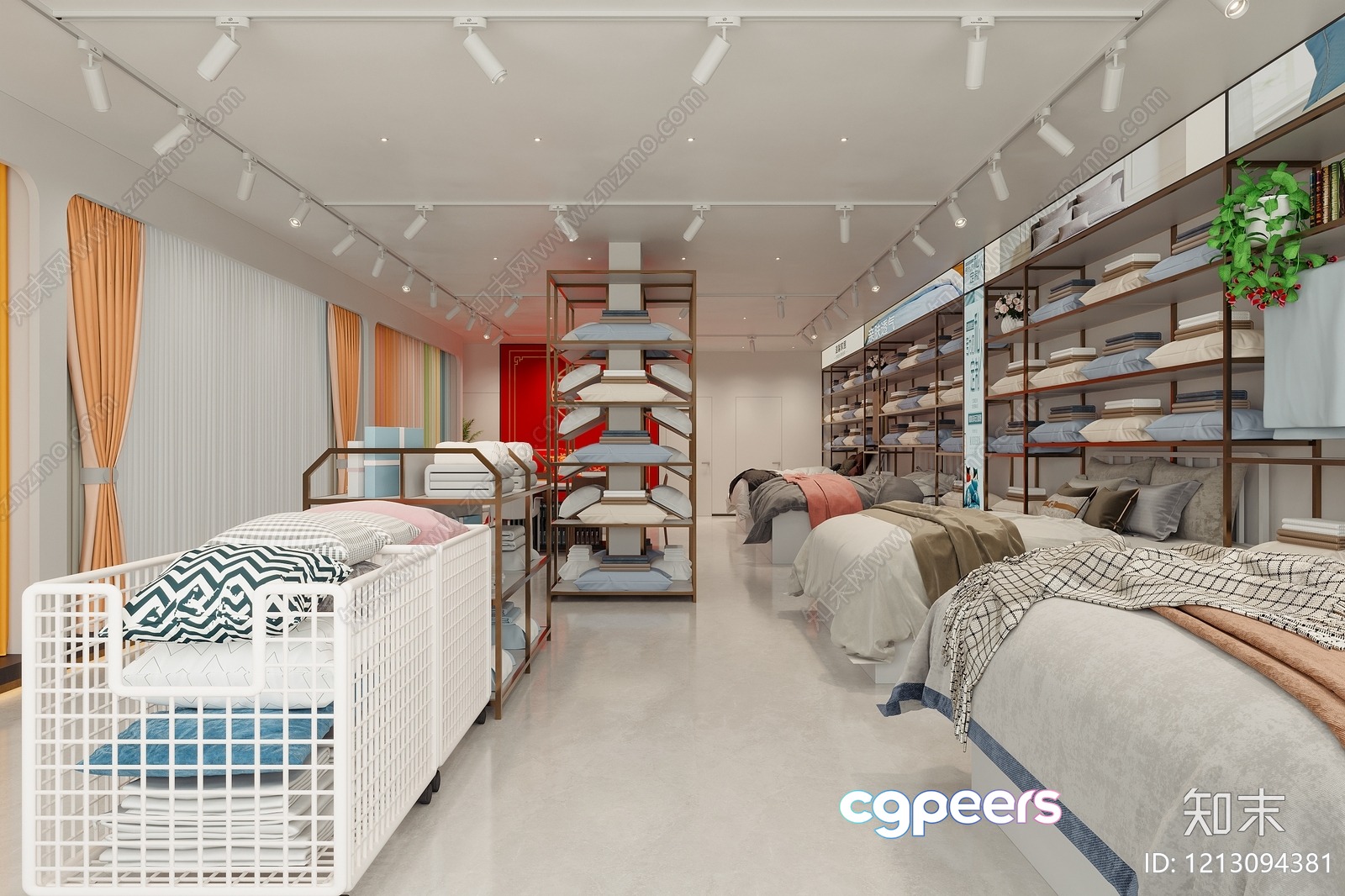 Cozy Bedding Store 3D Model - 10945 - VRAY Render