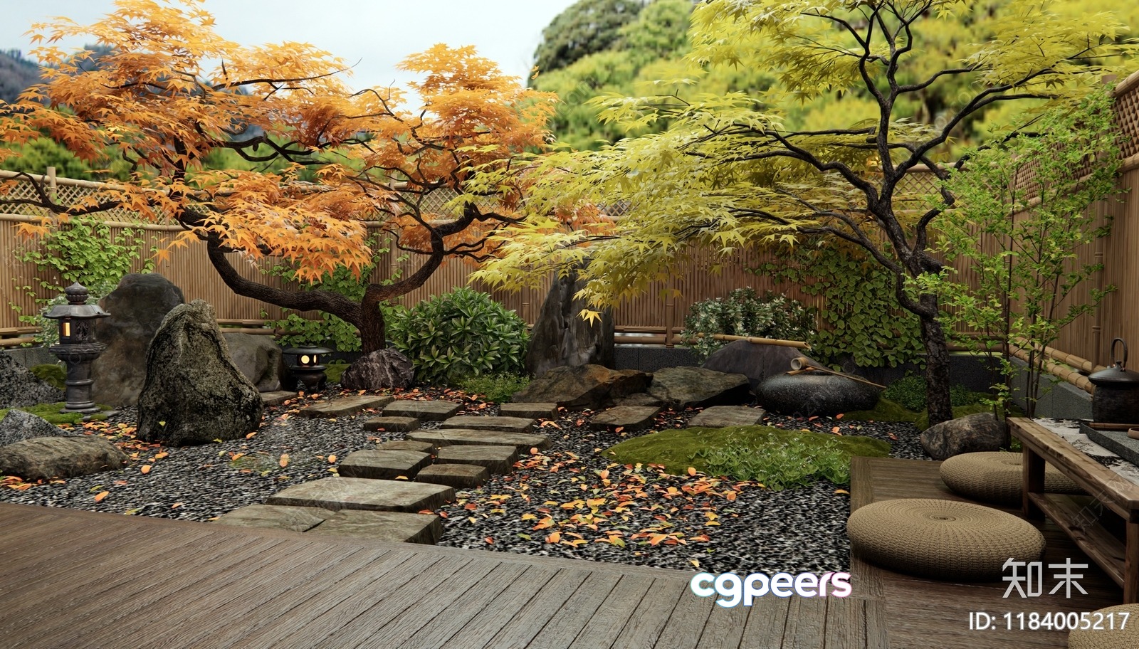 A Japanese Garden 3D Model - 6127 - VRAY Render A Japanese Garden 3D Model - 6127 - VRAY Render