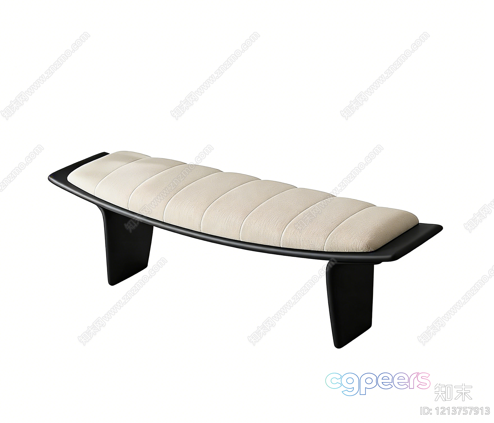 Simple Bench 3D Model - 17874 - VRAY Render