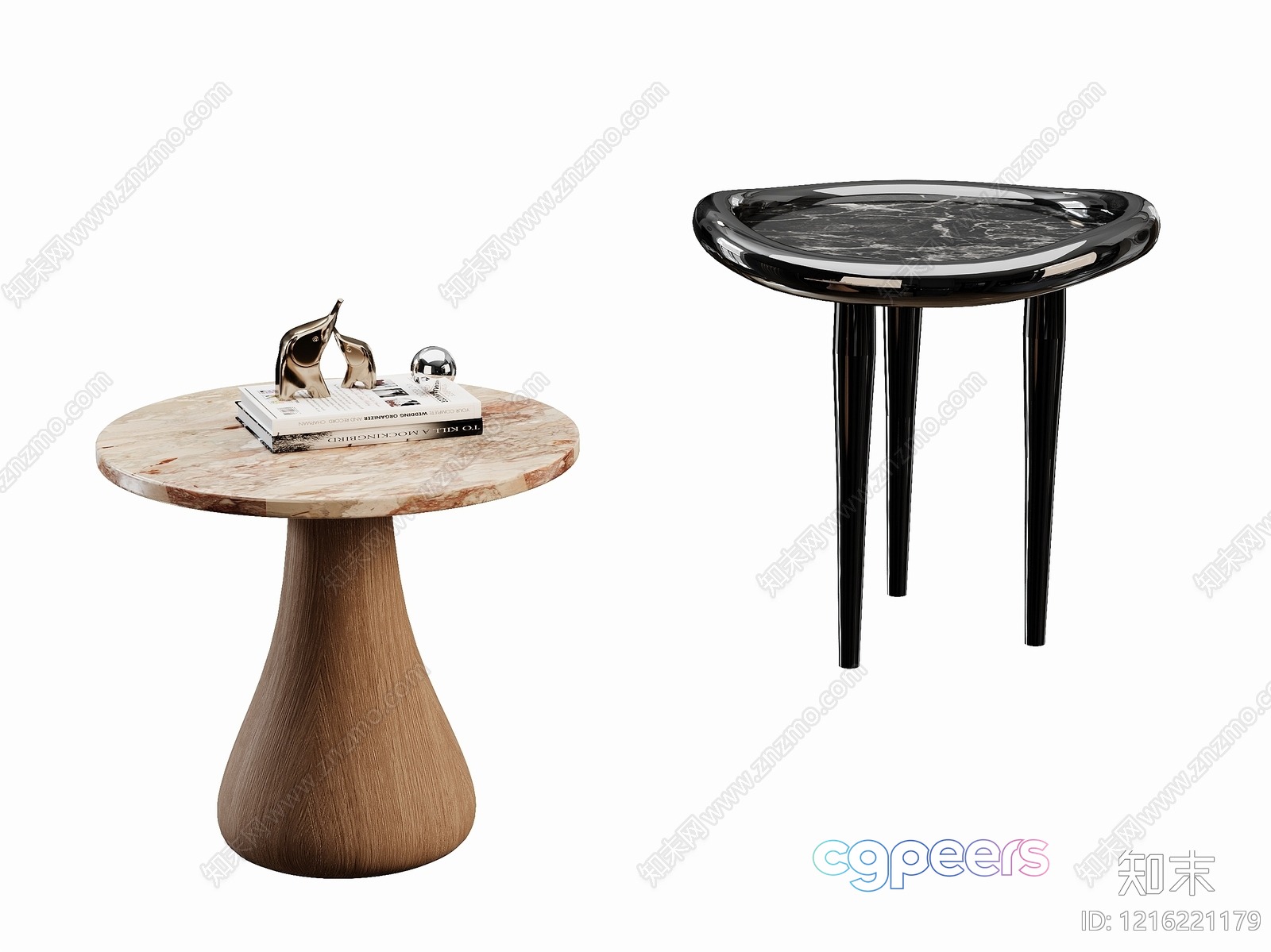 Two Tables 3D Model - 13440 - VRAY Render