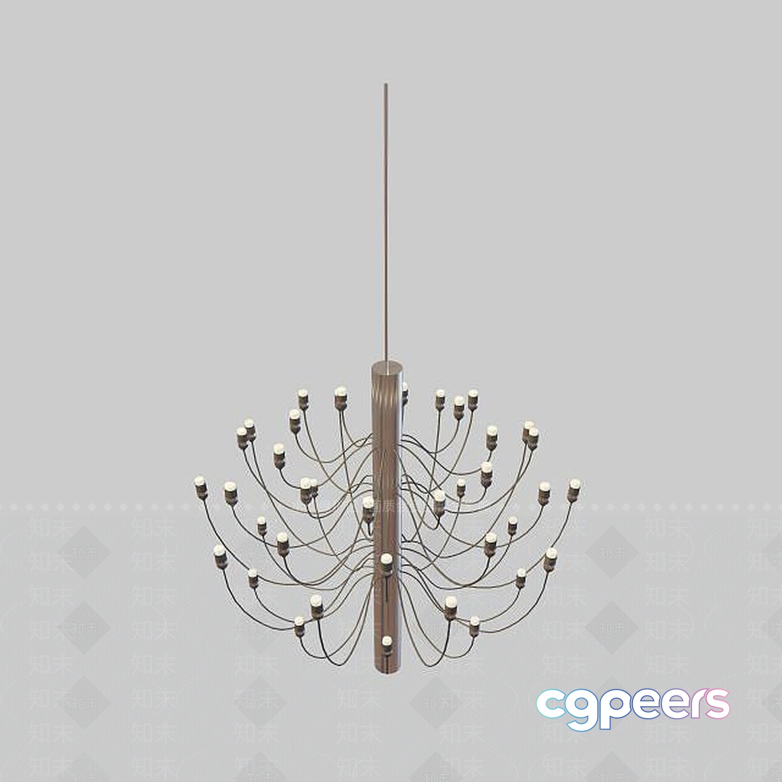 Gold Light Fixture 3D Model - 13084 - VRAY Render Gold Light Fixture 3D Model - 13084 - VRAY Render