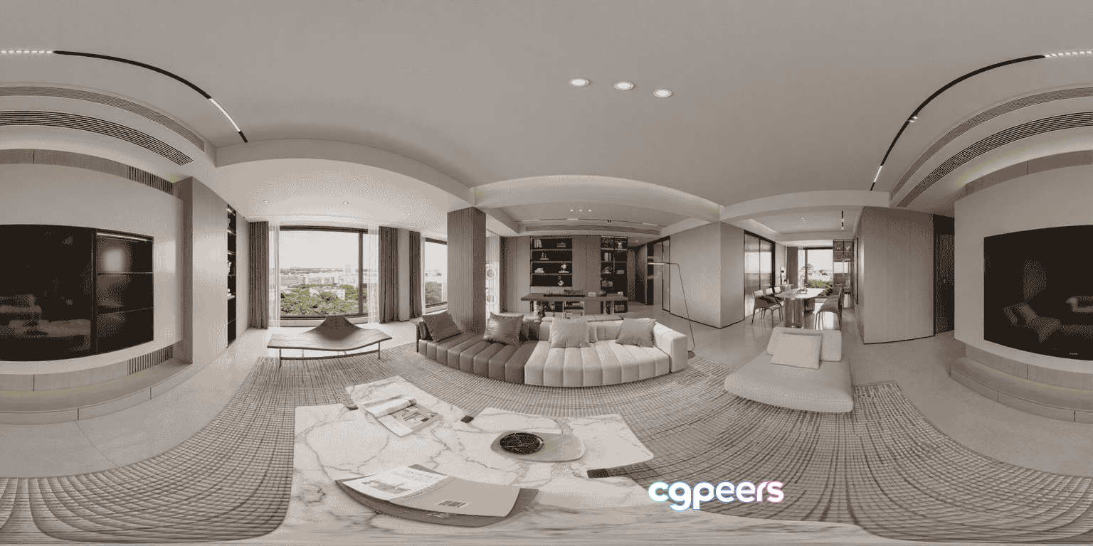 Modern Living Room 3D Model - 15239 - VRAY Render Modern Living Room 3D Model - 15239 - VRAY Render