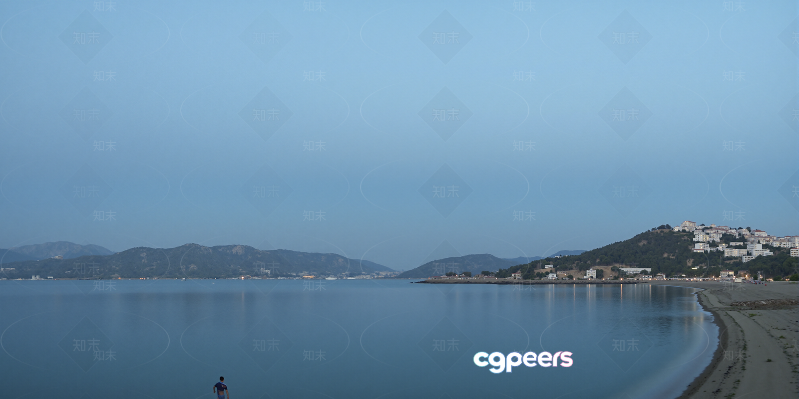 A Person Standing In A Body Of Water 3D Model - 7683 - VRAY Render A Person Standing In A Body Of Water 3D Model - 7683 - VRAY Render
