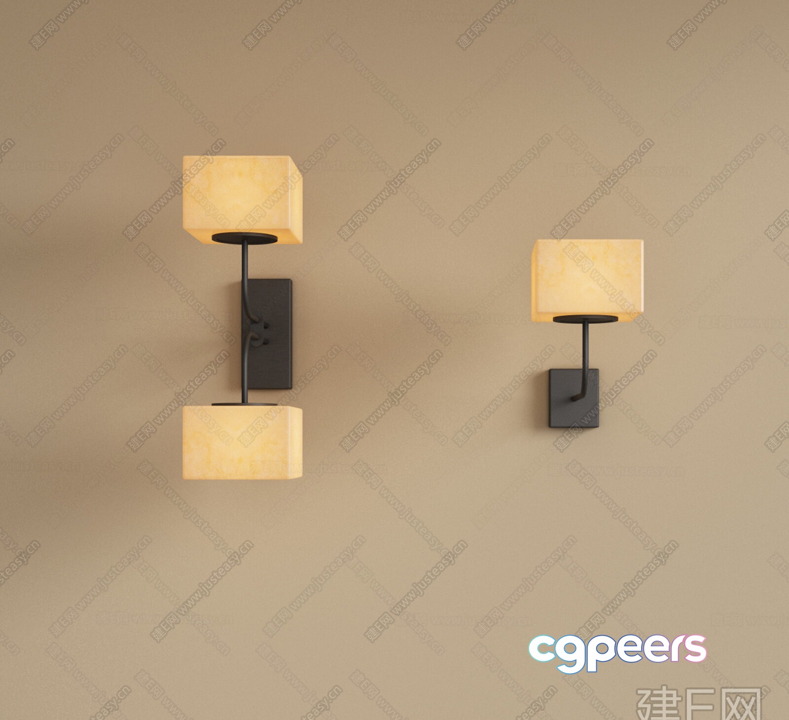 Modern Light Fixtures 3D Model - 10334 - VRAY Render