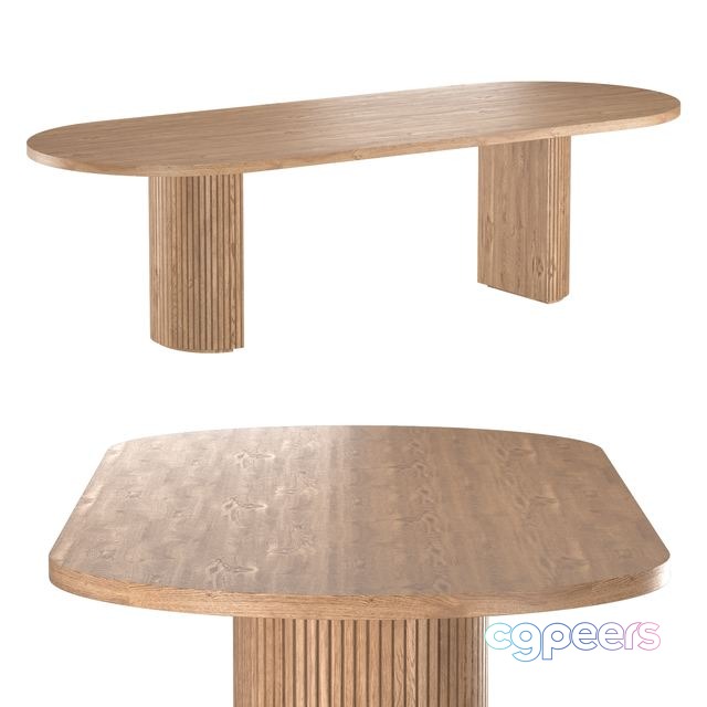 3ds Max Free - BYRON RECTANGULAR DINING TABLE 3ds Max Free - BYRON RECTANGULAR DINING TABLE