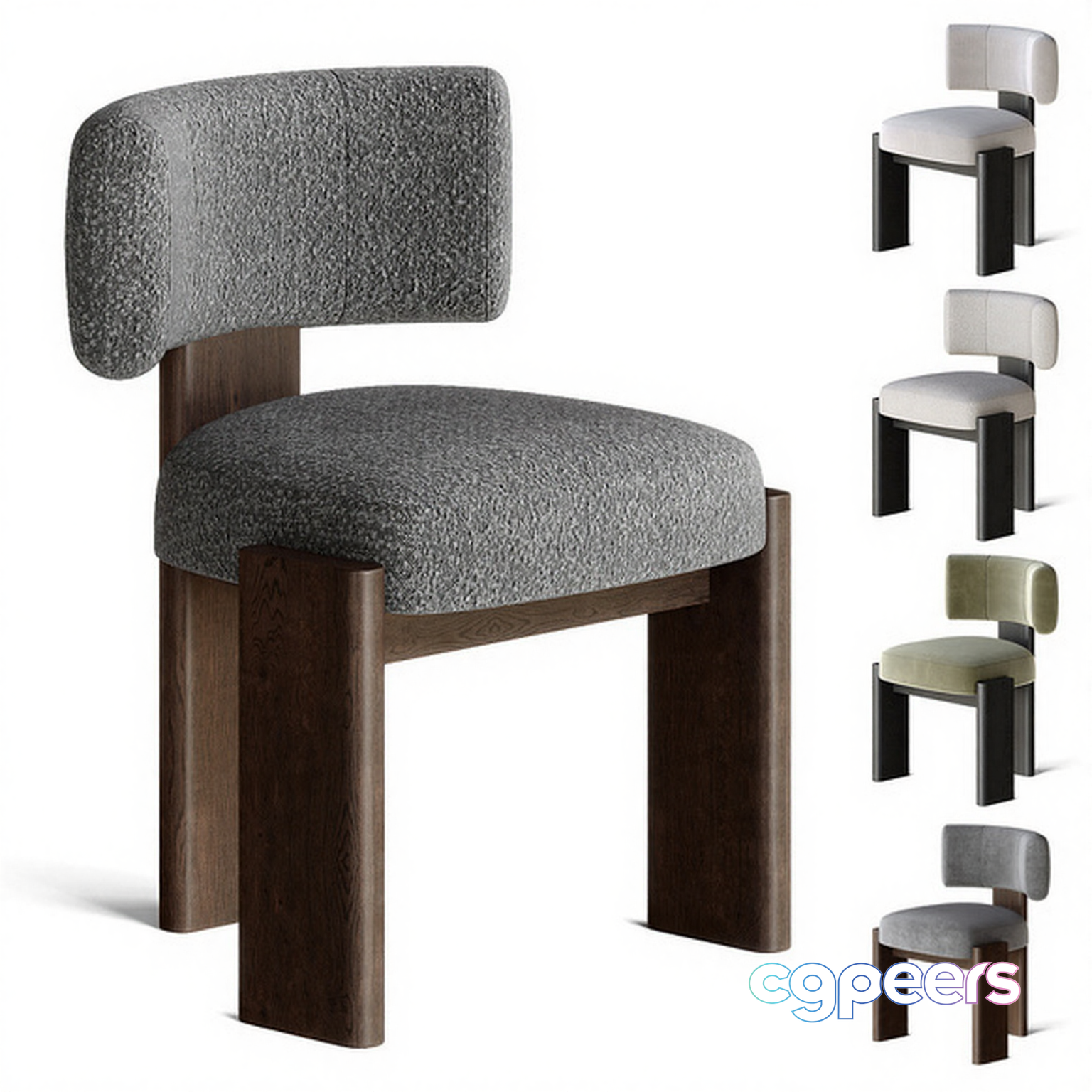 Wooden Chair 3D Model - 9597 - CORONA Render