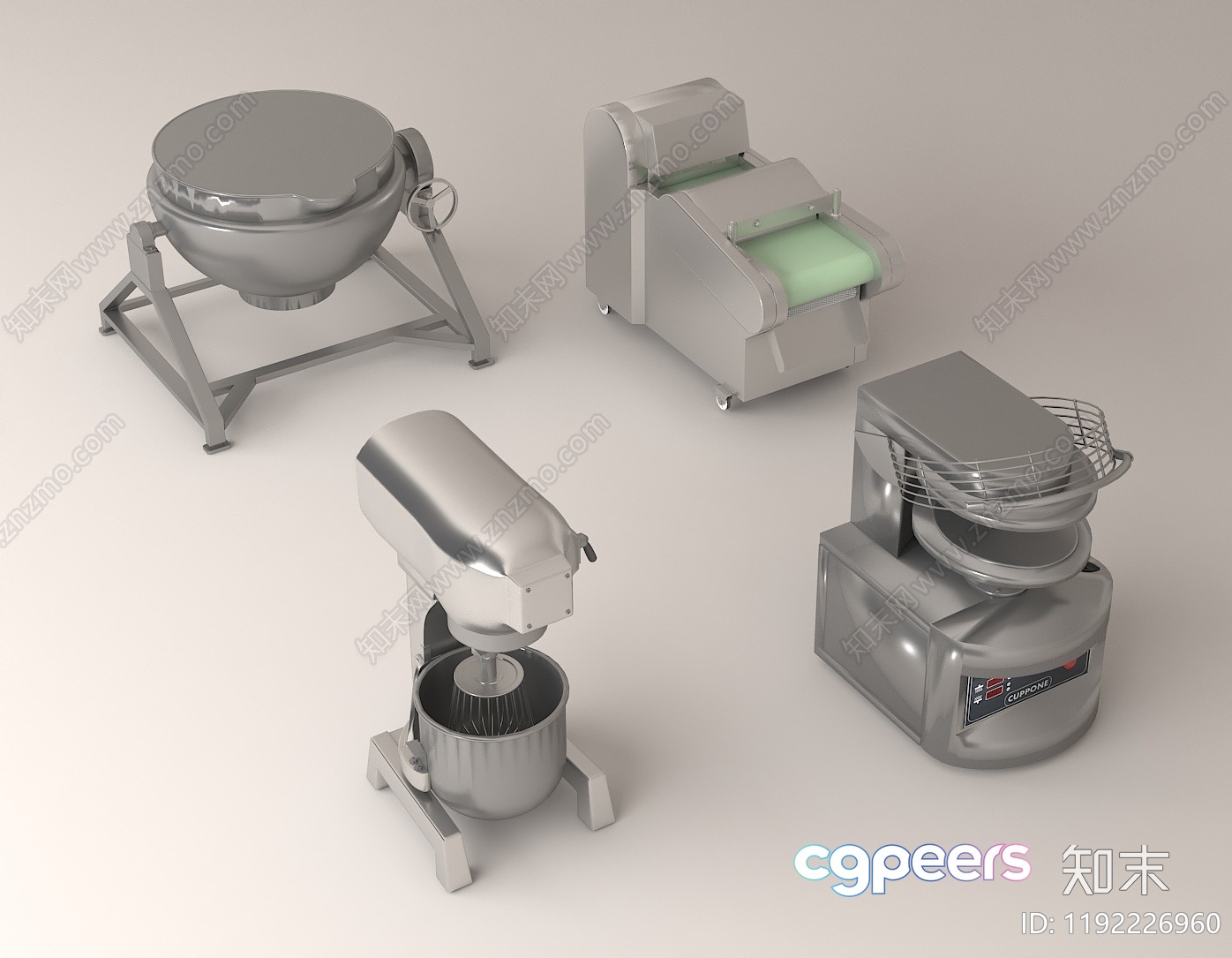 Kitchen Appliances 3D Model - 12497 - VRAY Render Kitchen Appliances 3D Model - 12497 - VRAY Render