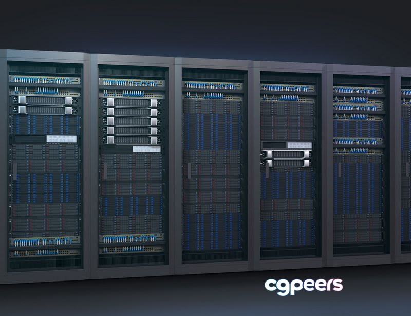 3D Game Assets - Modular Server Rack 3D Game Assets - Modular Server Rack