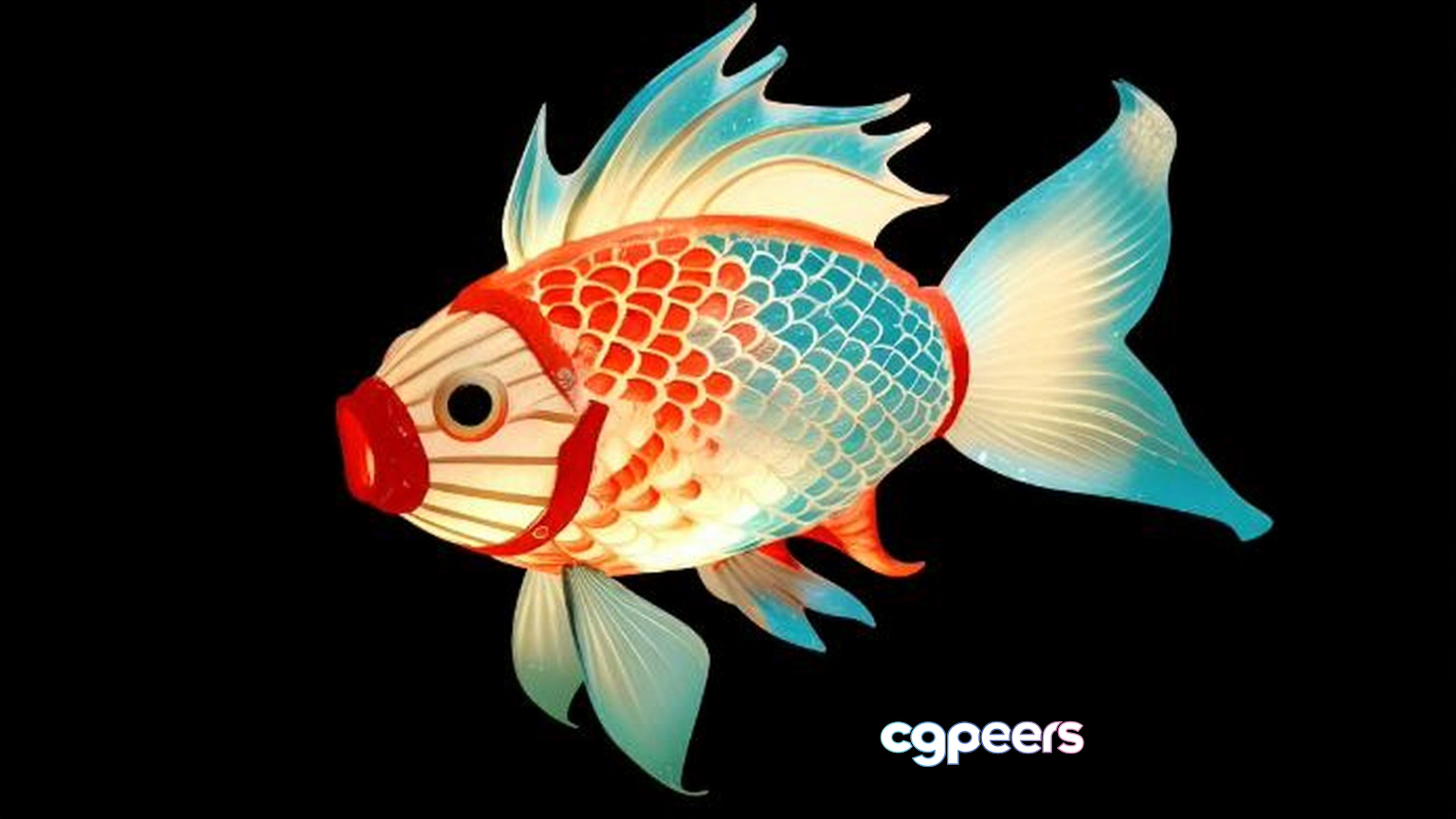 A Decorative Fish 3D Model - 17334 - VRAY Render A Decorative Fish 3D Model - 17334 - VRAY Render