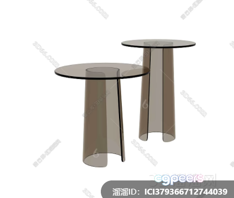 Modern Glass Table 3D Model - 15064 - VRAY Render