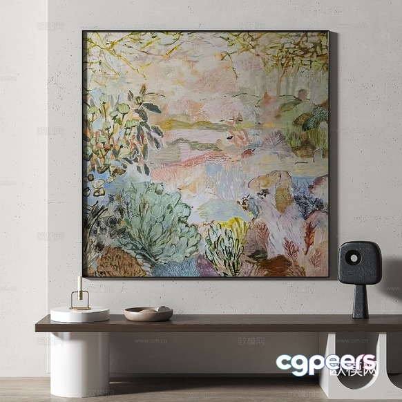 Modern Art Piece 3D Model - 10789 - VRAY Render