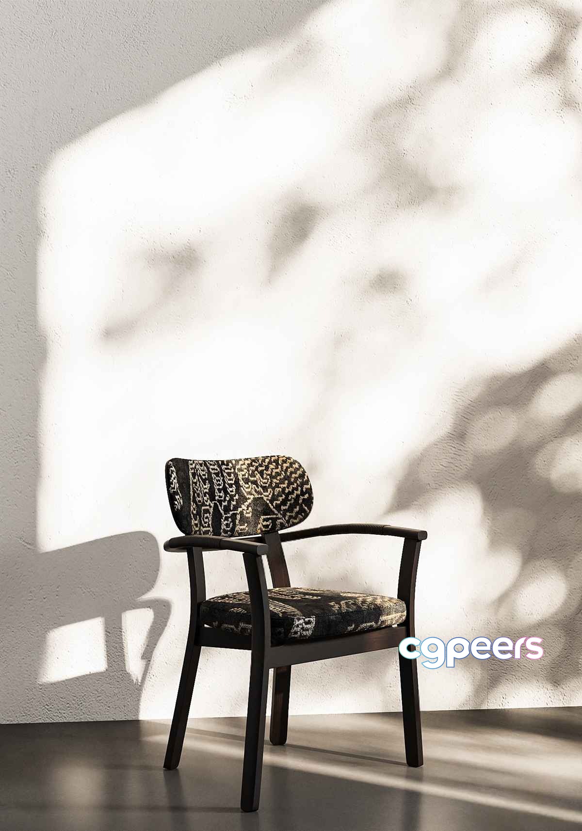 Wooden Armchair 3D Model - 12768 - VRAY Render