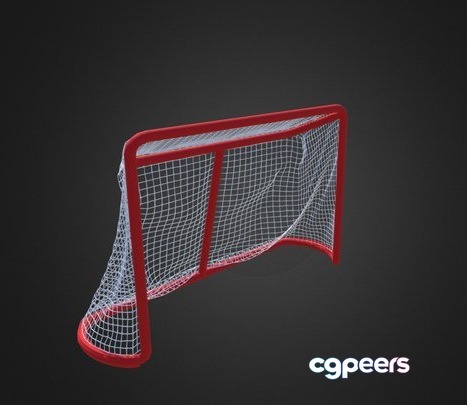 3D Game Assets - Hockey Goal Net 3D Game Assets - Hockey Goal Net