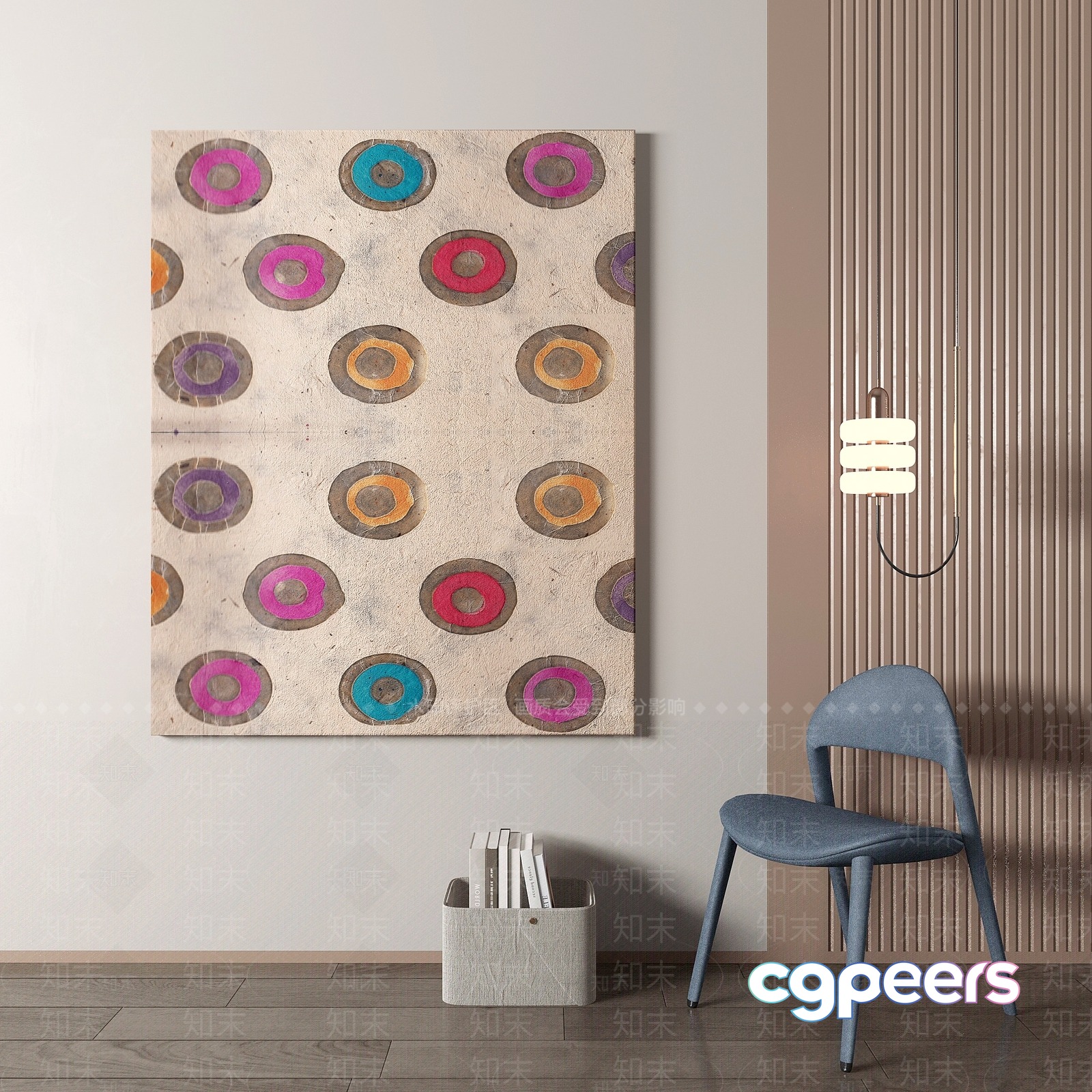 A Modern Living Room 3D Model - 21871 - VRAY Render