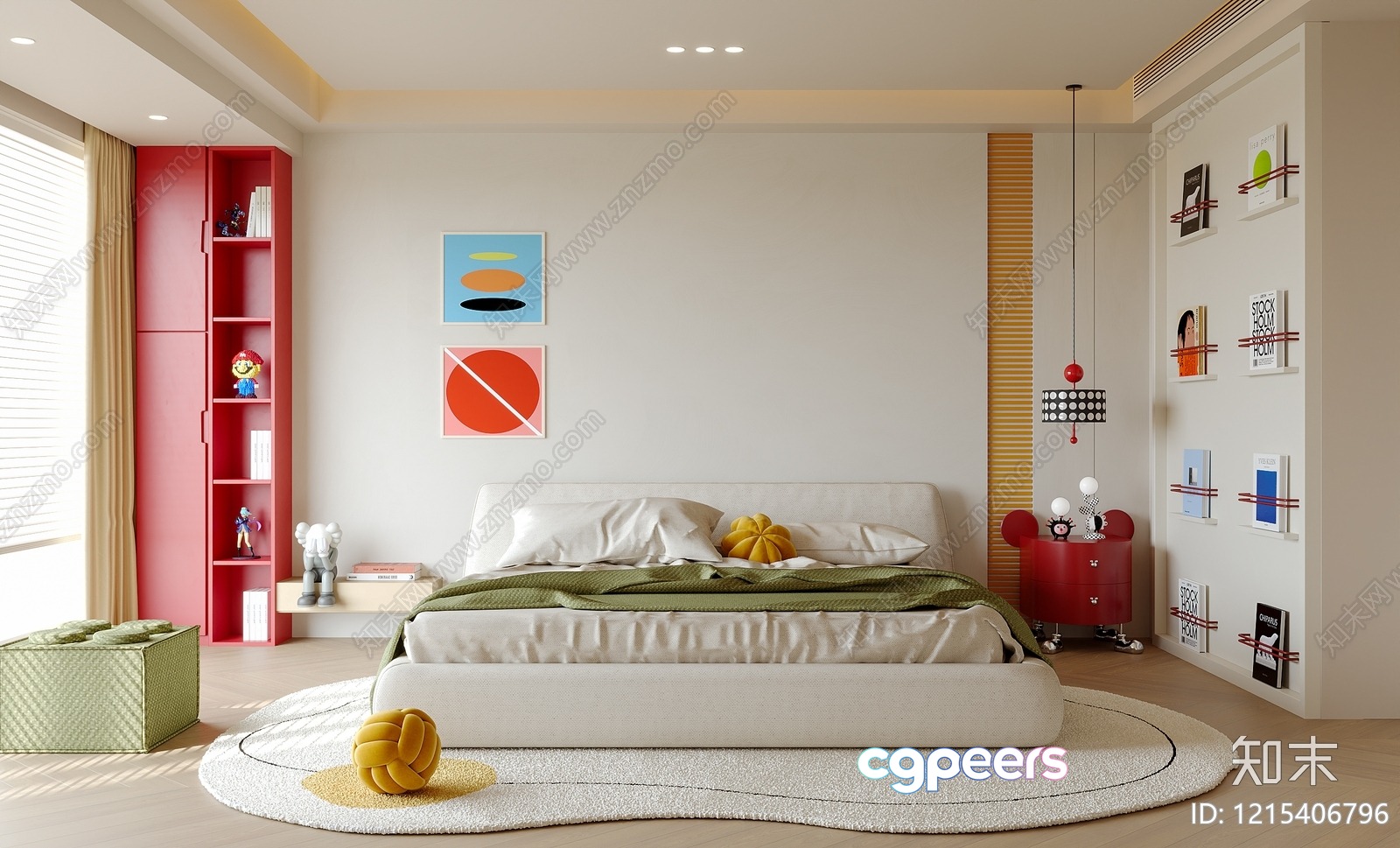 Cozy Bedroom 3D Model - 16648 - VRAY Render