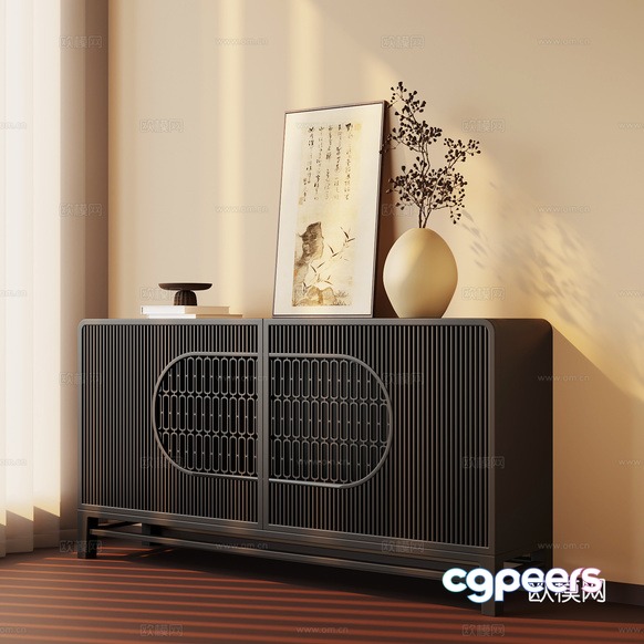 A Modern Sideboard 3D Model - 6759 - VRAY Render A Modern Sideboard 3D Model - 6759 - VRAY Render