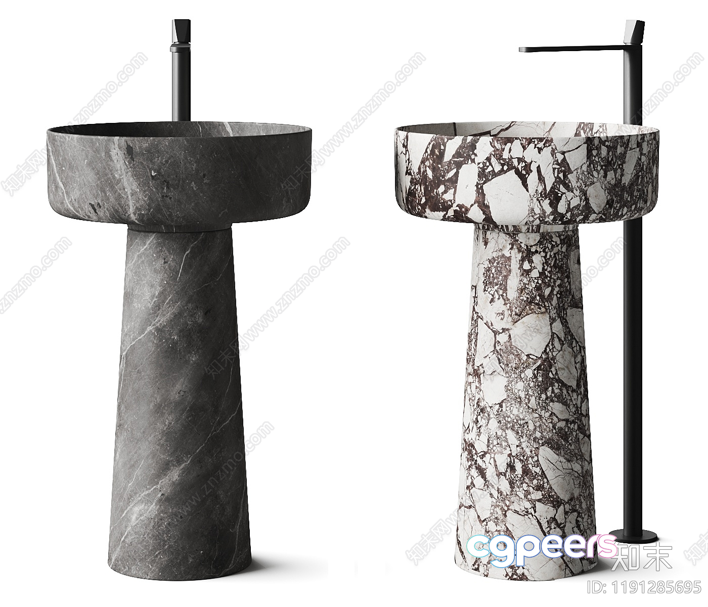 Modern Marble Sink 3D Model - 9730 - VRAY Render Modern Marble Sink 3D Model - 9730 - VRAY Render