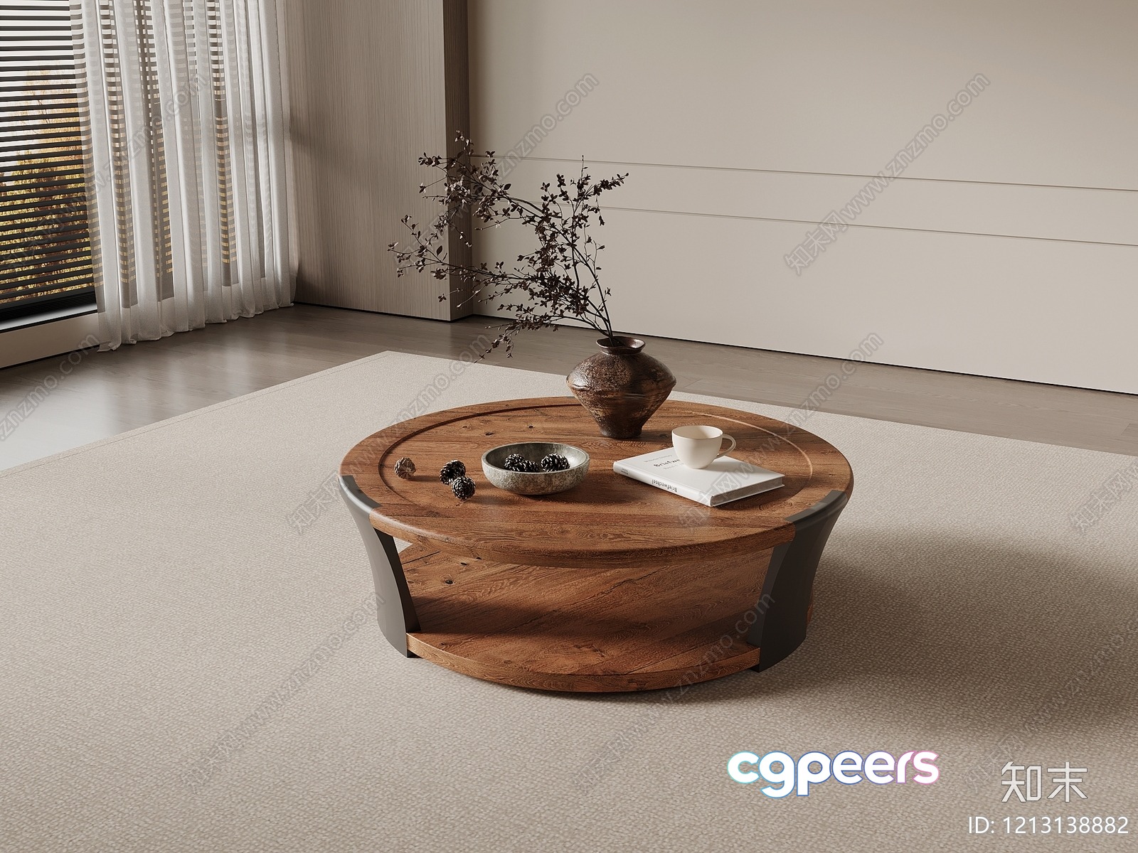 Modern Coffee Table 3D Model - 6188 - VRAY Render Modern Coffee Table 3D Model - 6188 - VRAY Render