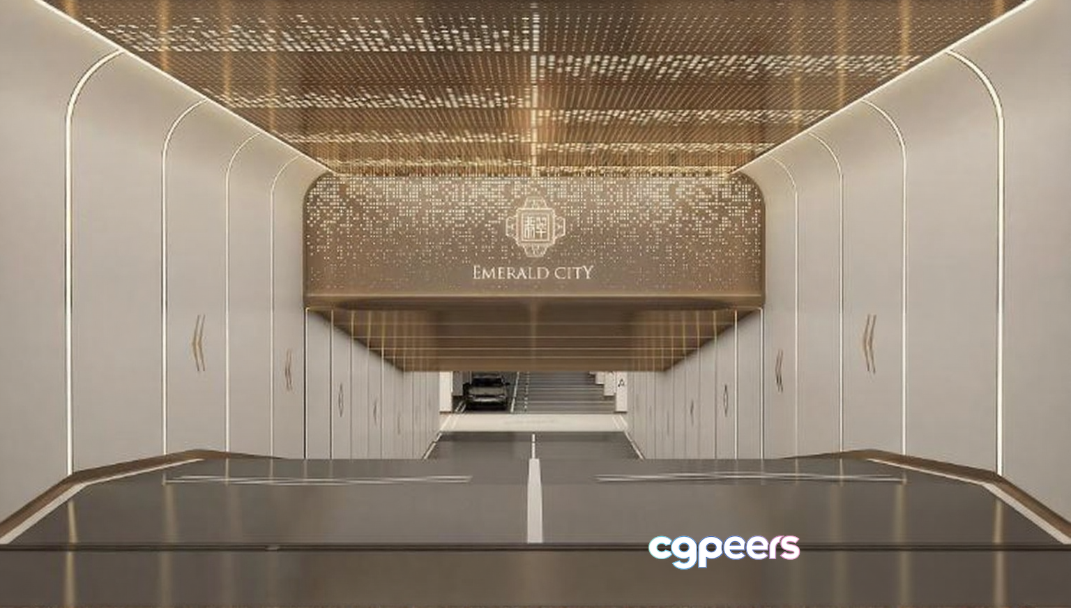 Modern Urban Tunnel 3D Model - 13574 - VRAY Render Modern Urban Tunnel 3D Model - 13574 - VRAY Render