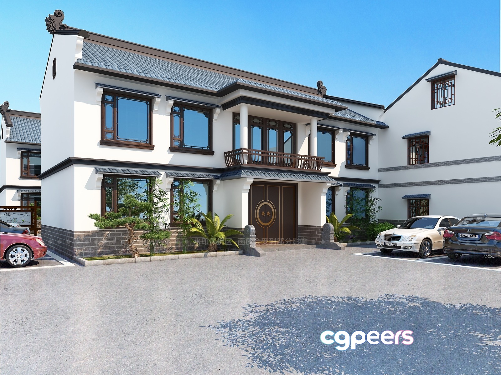 Traditional Chinese House 3D Model - 20739 - VRAY Render Traditional Chinese House 3D Model - 20739 - VRAY Render