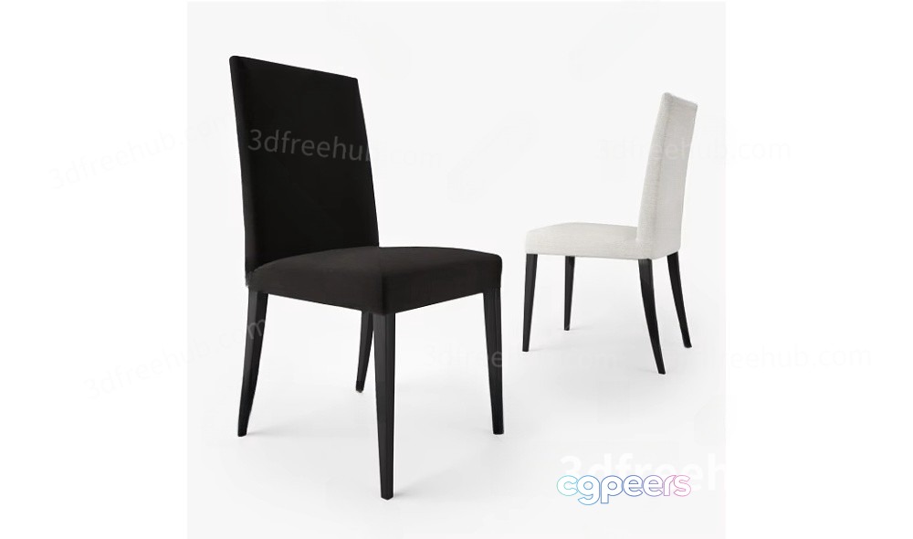 Two Chairs 3D Model - 7926 - VRAY Render