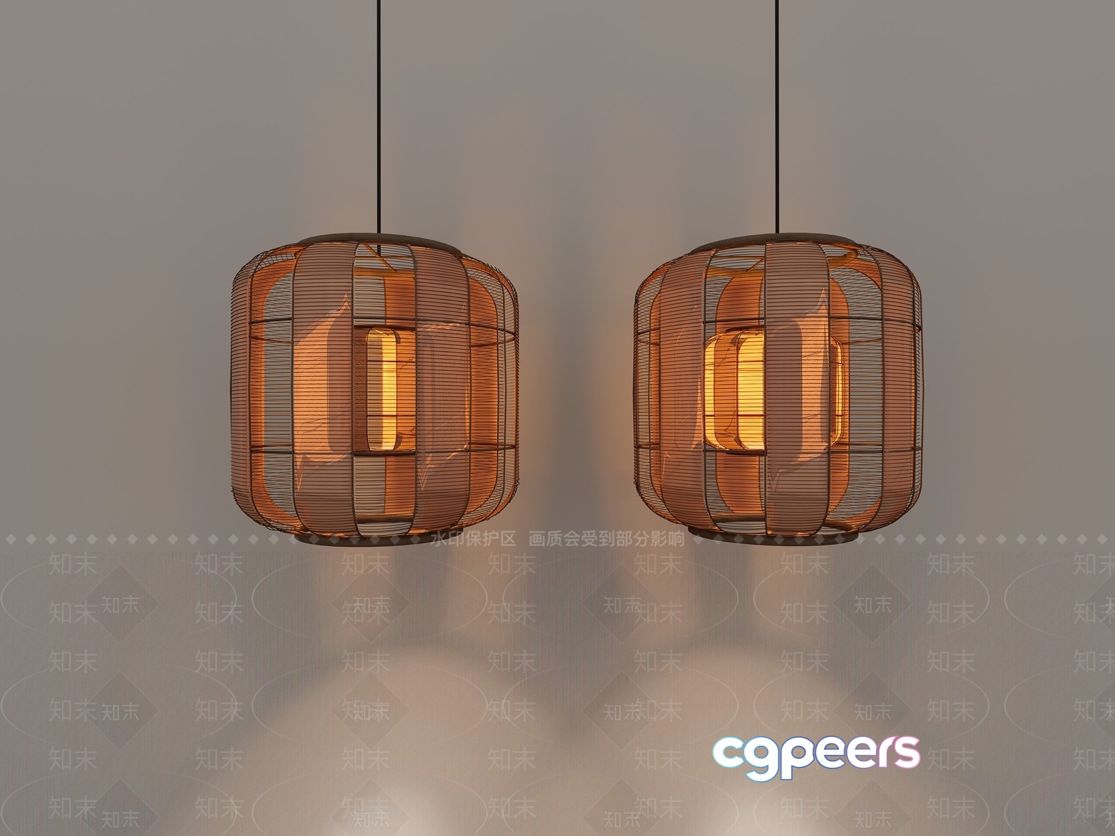 Modern Light Fixtures 3D Model - 6547 - VRAY Render