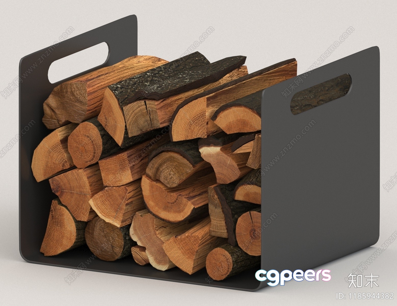 A Firewood Holder 3D Model - 19785 - VRAY Render