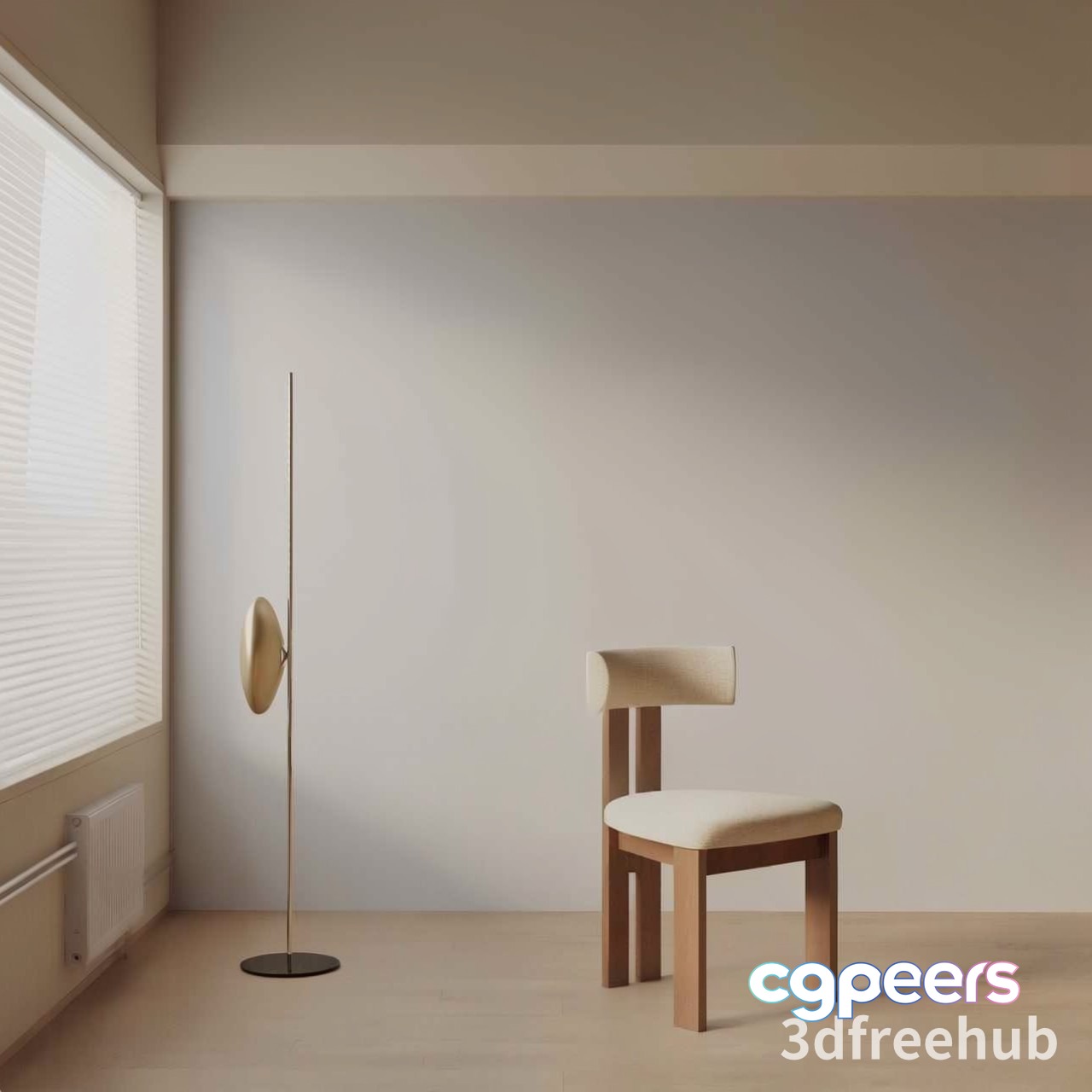 Simple Modern Room 3D Model - 20900 - VRAY Render Simple Modern Room 3D Model - 20900 - VRAY Render