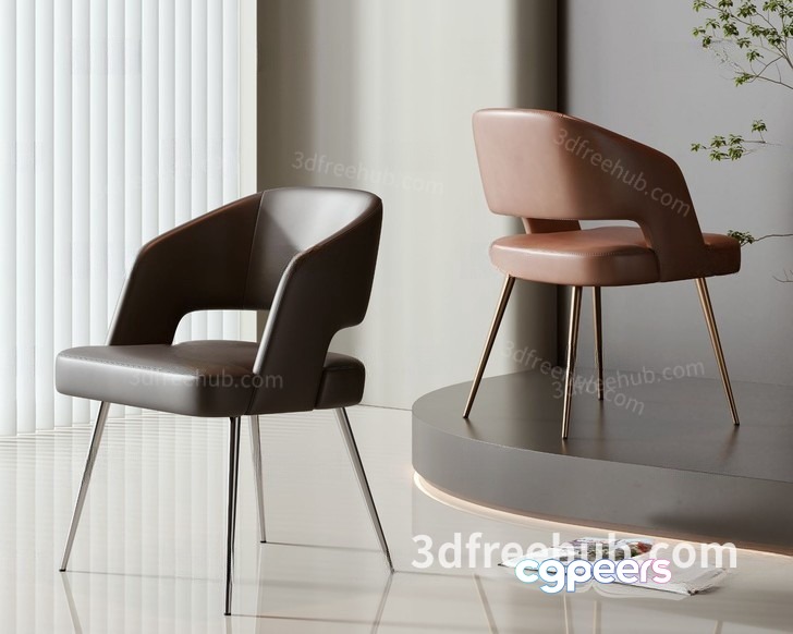 Modern Office Chairs 3D Model - 18716 - VRAY Render