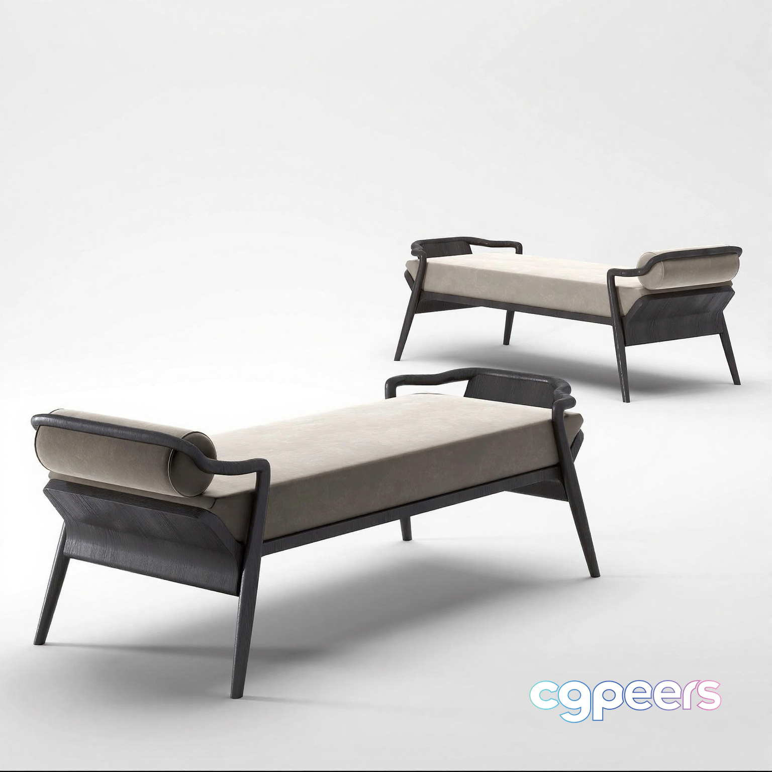 Modern Daybeds 3D Model - 7565 - VRAY Render