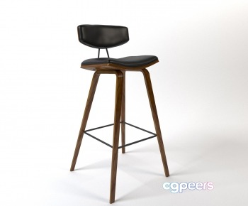 Modern Tall Barstool 3D Model - 23425 - VRAY Render Modern Tall Barstool 3D Model - 23425 - VRAY Render