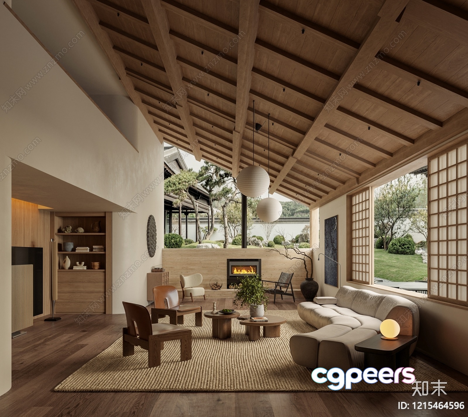 Modern Living Room 3D Model - 23171 - VRAY Render Modern Living Room 3D Model - 23171 - VRAY Render