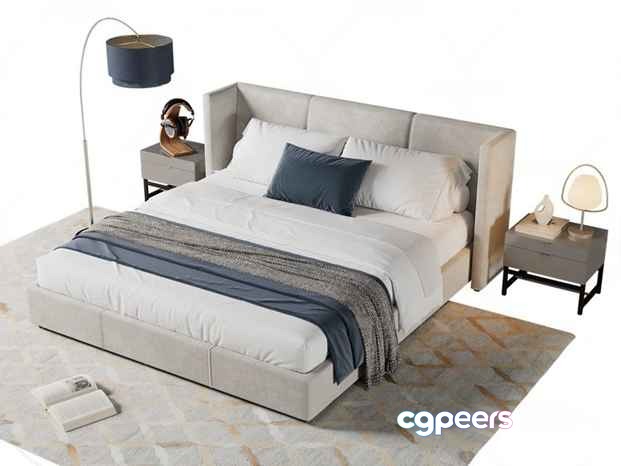Cozy Bedroom 3D Model - 16287 - VRAY Render