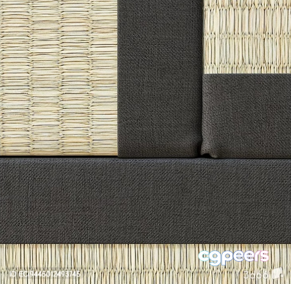 Gray And Beige Textured Fabric 3D Model - 13858 - VRAY Render