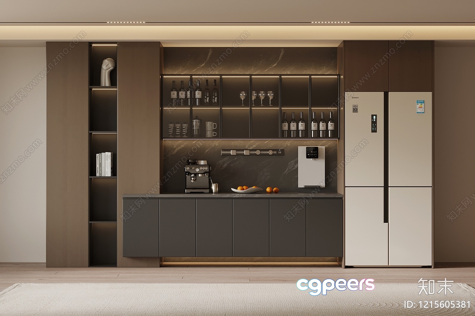 Modern Kitchen 3D Model - 13199 - VRAY Render Modern Kitchen 3D Model - 13199 - VRAY Render