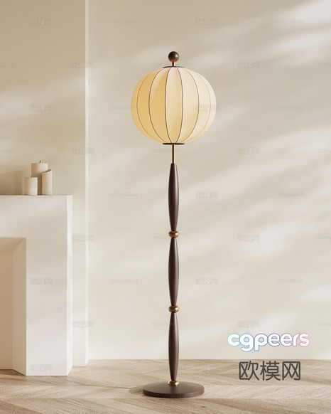 A Floor Lamp With A Unique Design 3D Model - 6764 - VRAY Render A Floor Lamp With A Unique Design 3D Model - 6764 - VRAY Render