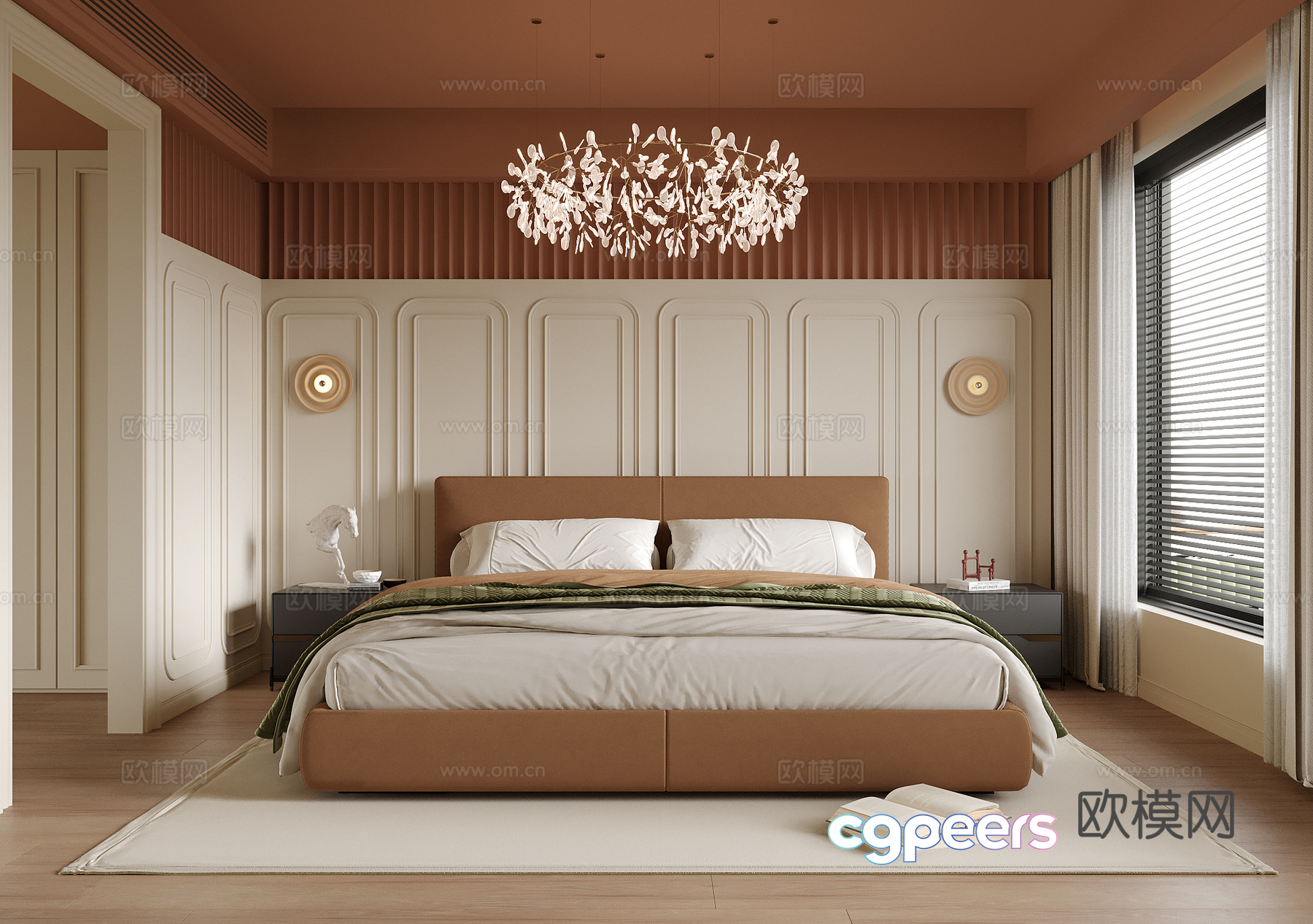Cozy Bedroom 3D Model - 9792 - VRAY Render Cozy Bedroom 3D Model - 9792 - VRAY Render