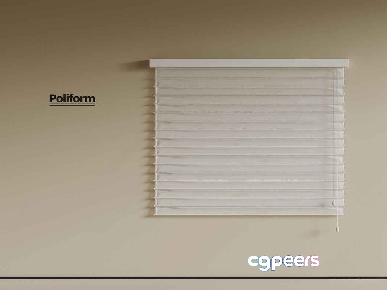 White Window Blinds 3D Model - 14930 - VRAY Render White Window Blinds 3D Model - 14930 - VRAY Render