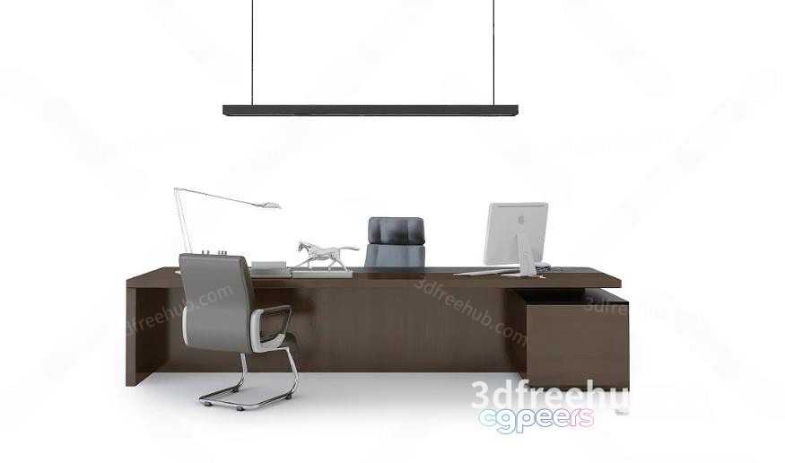 Modern Office Desk 3D Model - 18581 - VRAY Render Modern Office Desk 3D Model - 18581 - VRAY Render