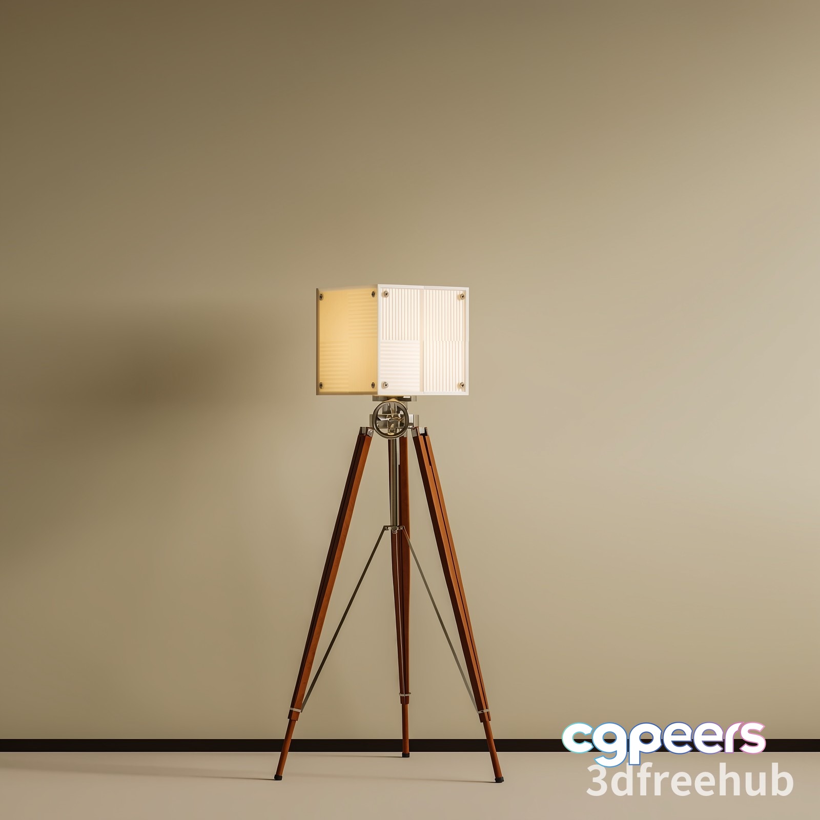A Camera On A Tripod 3D Model - 22798 - VRAY Render