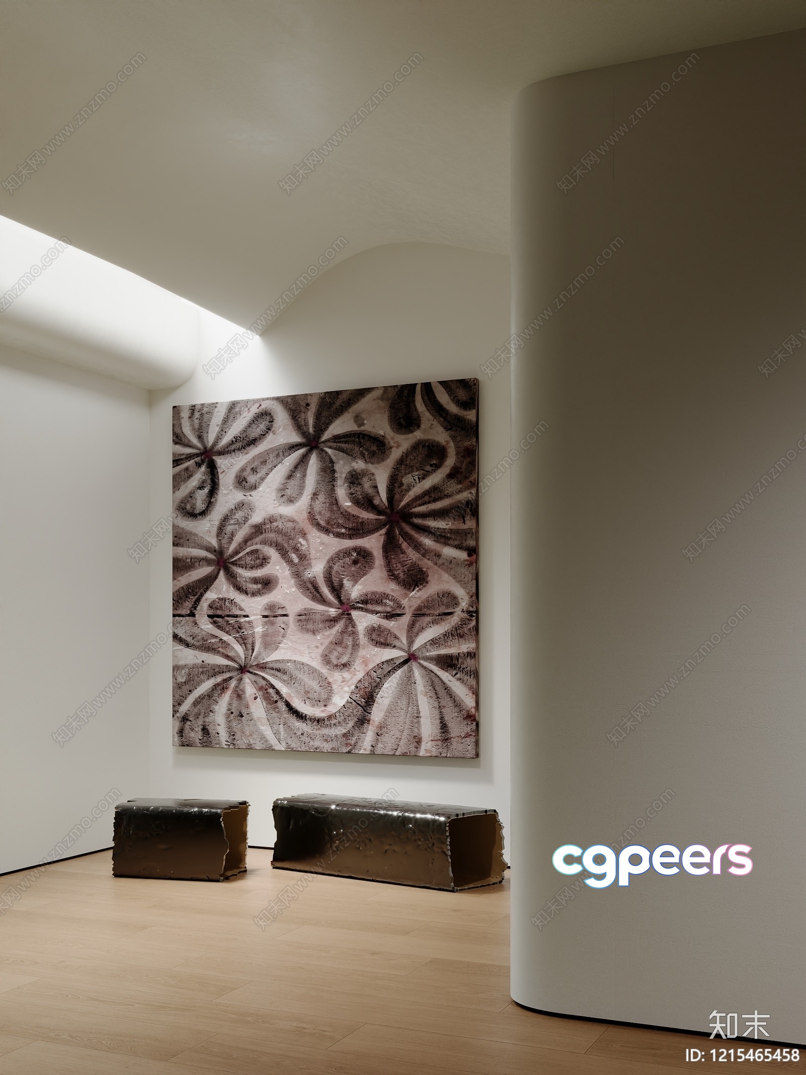 Modern Art Gallery 3D Model - 16434 - VRAY Render Modern Art Gallery 3D Model - 16434 - VRAY Render