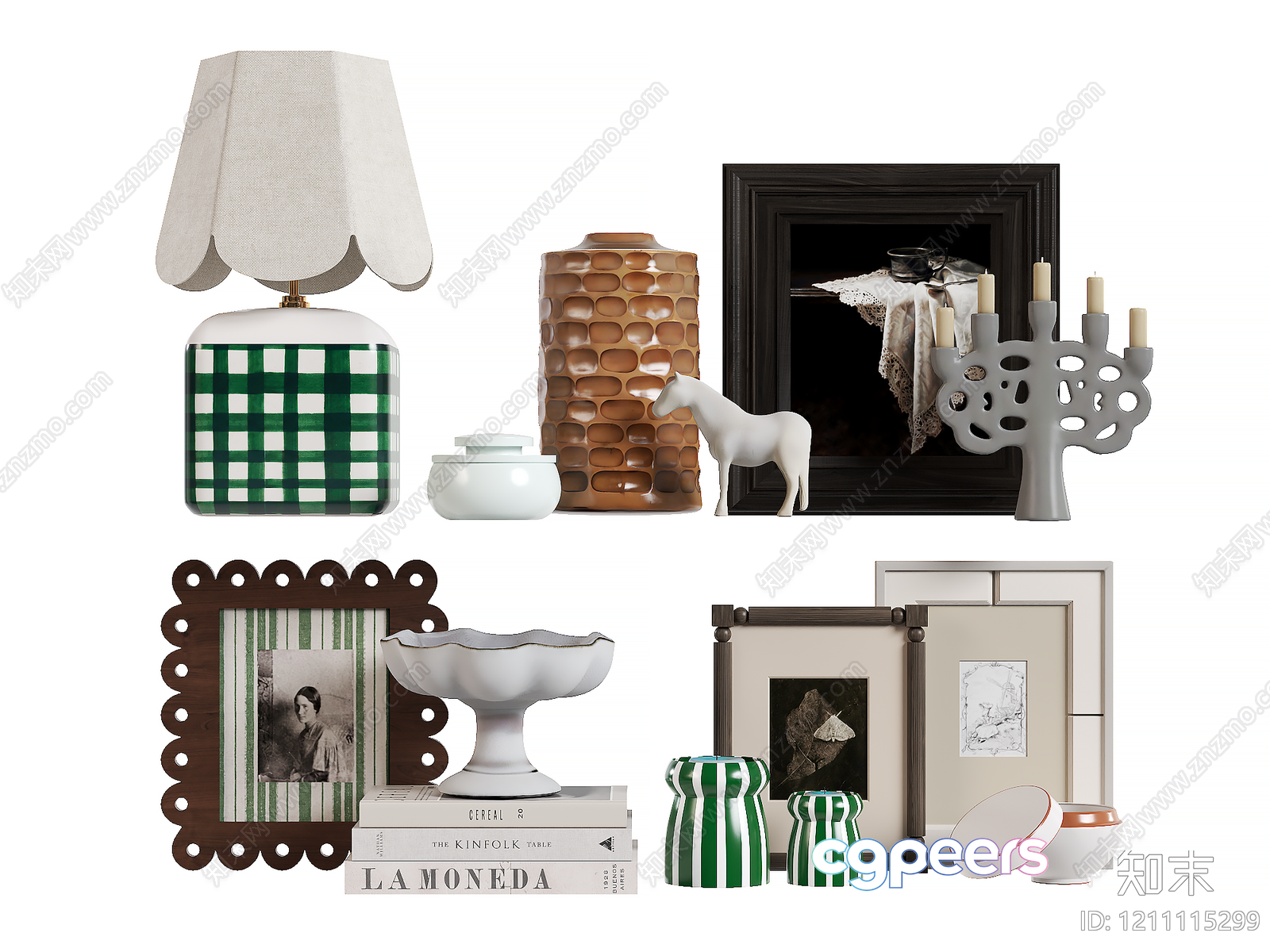 Modern Home Decor 3D Model - 1783 - VRAY Render