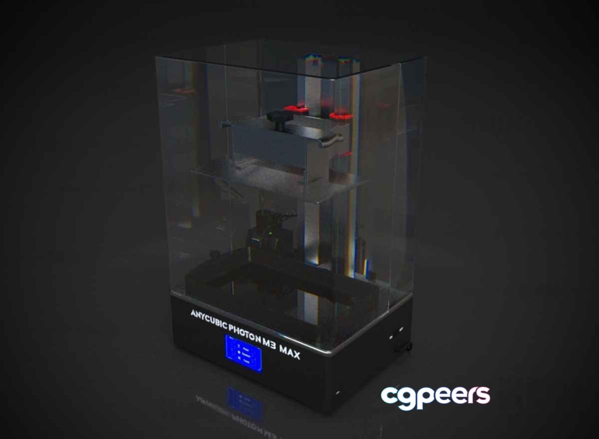 3D Printer. The Object Is Made Of Plastic And Has A Digital 3D Model - 4183 - CORONA Render