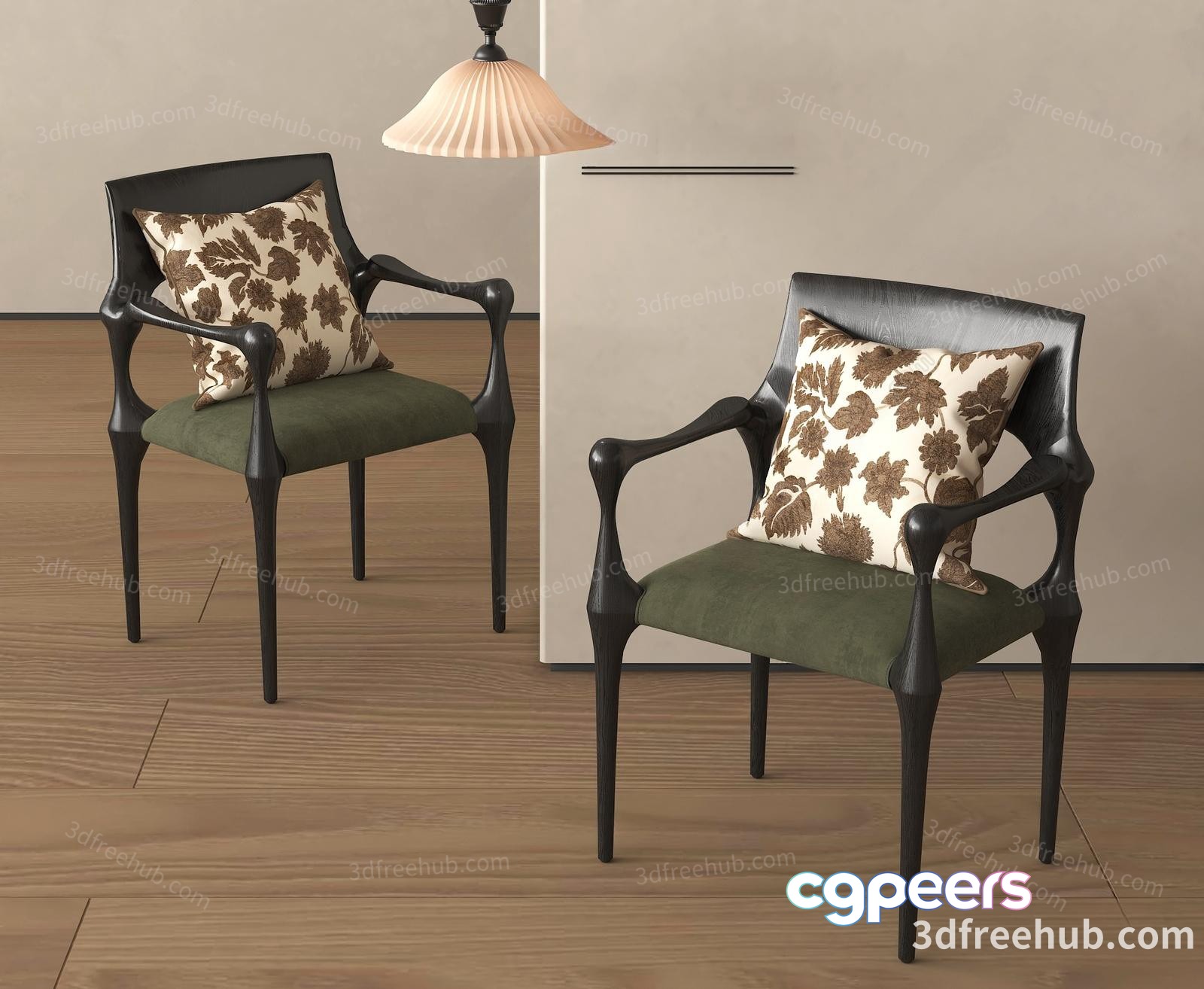 Modern Living Room 3D Model - 19686 - VRAY Render