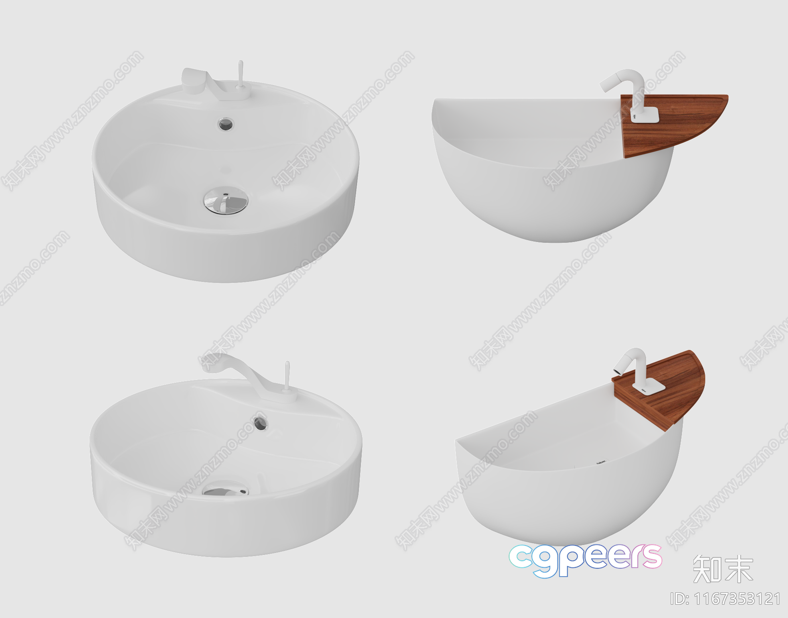 Modern Bathroom Sink 3D Model - 5096 - VRAY Render