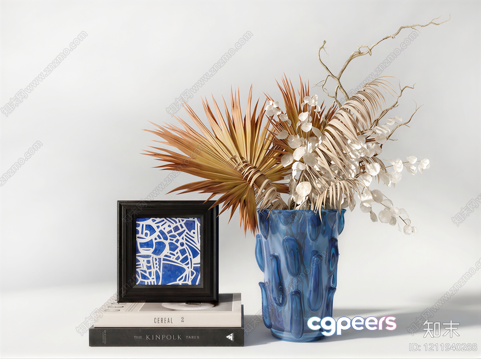 Decorative Vase And Frame 3D Model - 3898 - VRAY Render Decorative Vase And Frame 3D Model - 3898 - VRAY Render