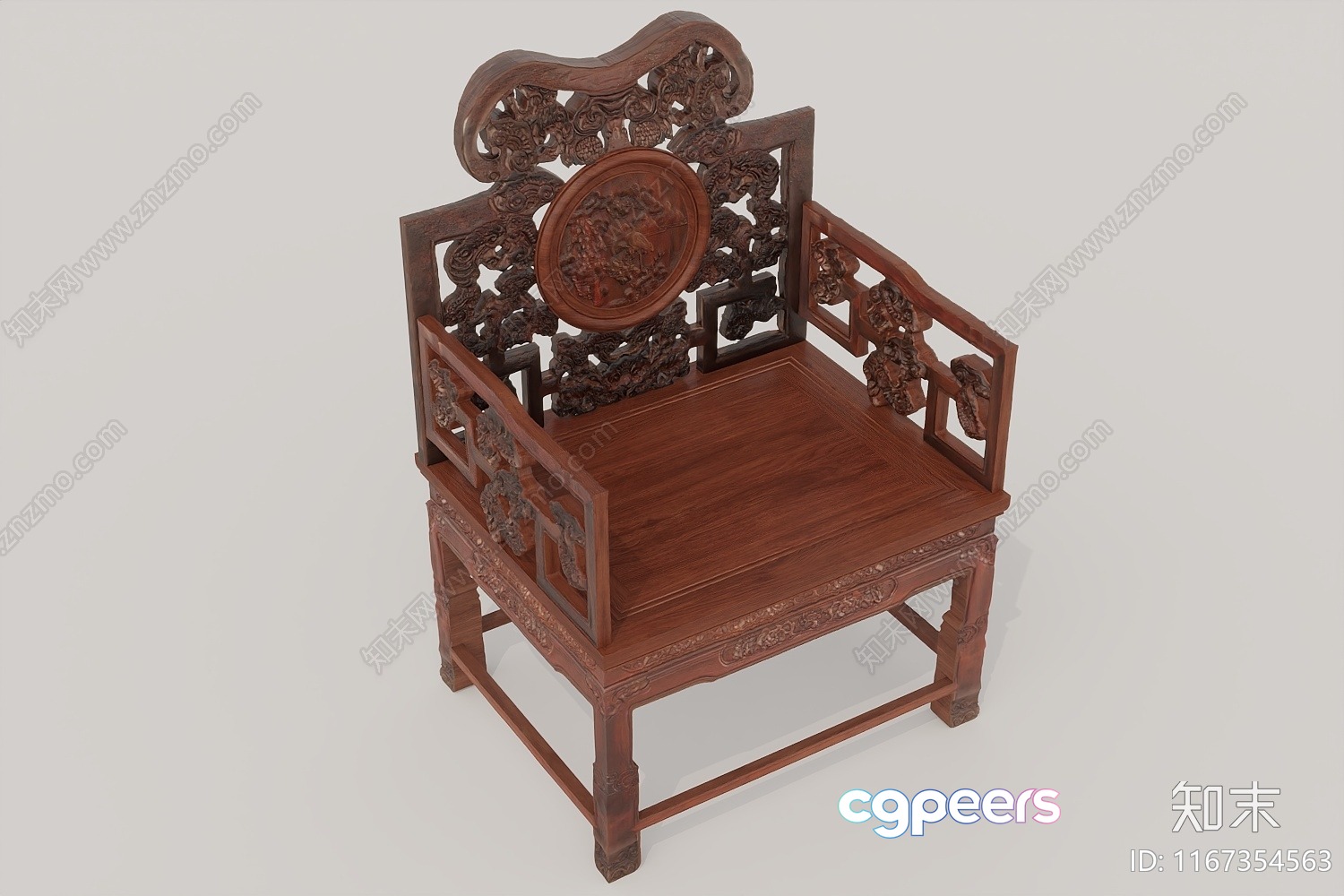 Traditional Wooden Chair 3D Model - 15741 - VRAY Render