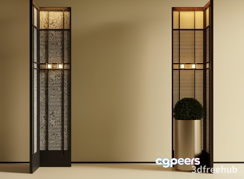 Modern Floor Lamps 3D Model - 23289 - VRAY Render Modern Floor Lamps 3D Model - 23289 - VRAY Render
